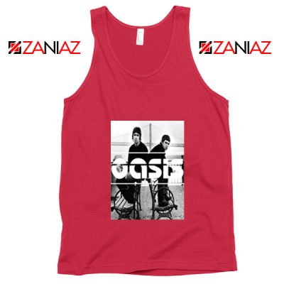 Oasis Music Rock Band Tank Top Oasis UK Band Tank Top Size S-3XL Red