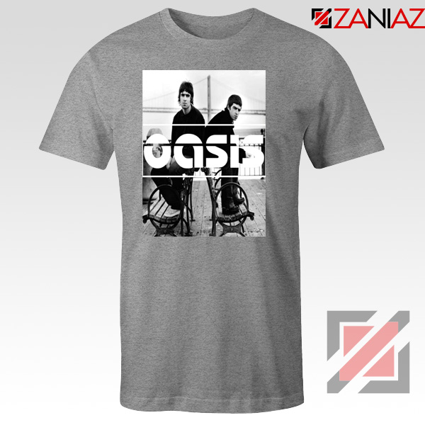 Oasis Music Rock Band Tee Shirt Oasis UK Band T-Shirt Size S-3XL Sport Grey