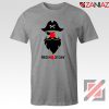 Pirate Red Nose Day T-Shirt Comic Relief T-Shirt Size S-3XL Sport Grey