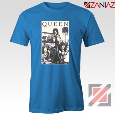 Queen Band Frame Blue T-shirt