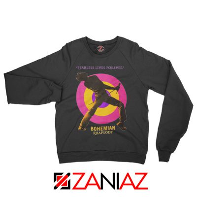 Queen Fearless Sweatshirt Queen Rock Band Sweatshirt Size S-2XL Black