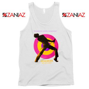 Queen Fearless Tank Top Queen Rock Band Tank Top Size S-3XL White