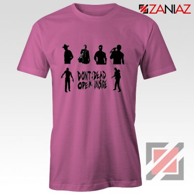 Rick Negan Tshirt The Walking Dead TV Series Tee Shirt Size S-3XL Pink