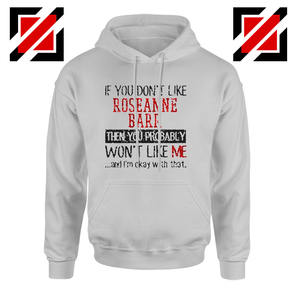 Roseanne Barr American Stand up Comedian Hoodie Size S-2XL Grey