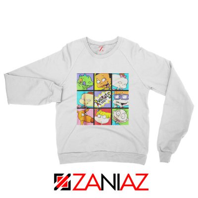 Rugrats Character Grid Sweatshirt Televion Series Sweatshirt Size S-2XL White