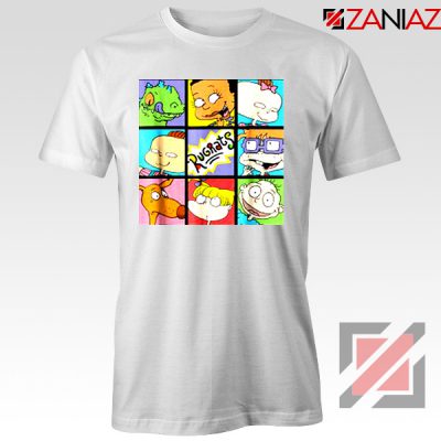 Rugrats Character Grid White T-Shirt