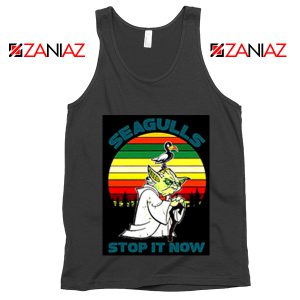 Seagulls Stop It Now Black Tank Top