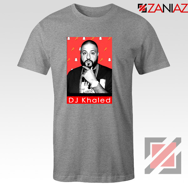 Songwriter DJ Khaled T-Shirts Gift Music T-shirt Size S-3XL Sport Grey