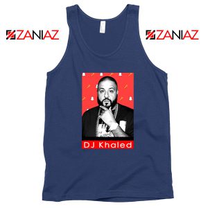 Songwriter DJ Khaled Tank Top Gift Music Cheap Tank Top Size S-3XL Navy Blue