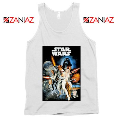 Star Wars A New Hope Tank Top Star Wars Movie Tank Top Size S-3XL White