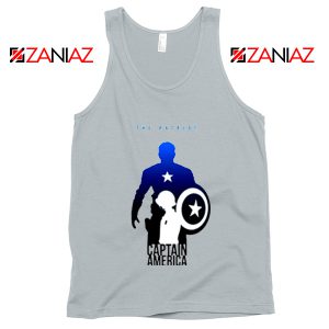 Steve Rogers as Captain America Tank Top Marvel Tank Top Size S-3XL Silver