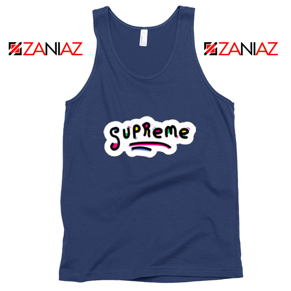 Sup Rugrats Tank Top Funny Supreme Tank Top Size S-3XL Navy