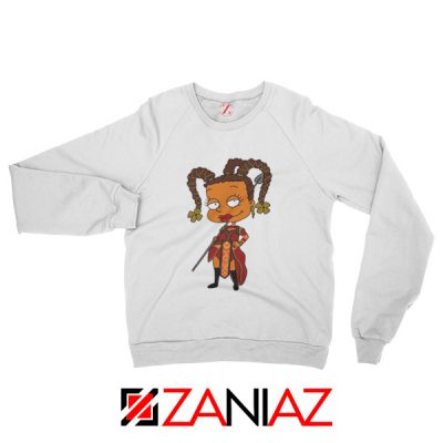Susie Rugrats Wakanda Sweatshirt Funny Rugrats TV Series Size S-2XL White