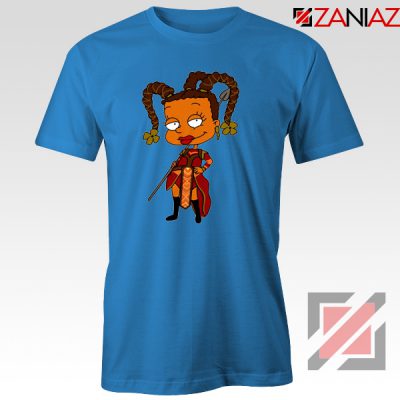 Susie Rugrats Wakanda T-shirt Funny Rugrats TV Series Size S-3XL Blue