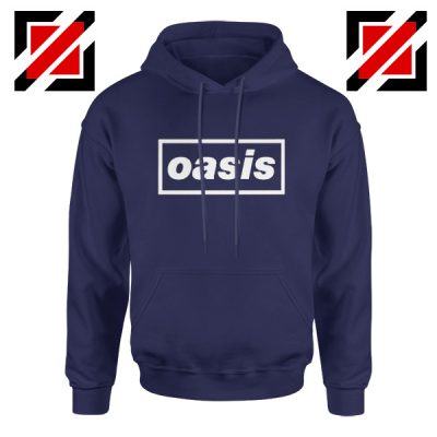 The Band Oasis Hoodie Oasis UK Band Best Hoodie Size S-2XL Navy