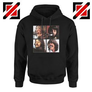 Rock Music Face Black Hoodie