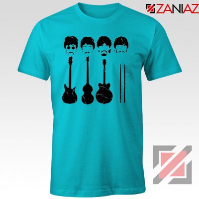 The Beatles T-Shirt The Beatles Tshirt Mens Size S-3XL Light Blue