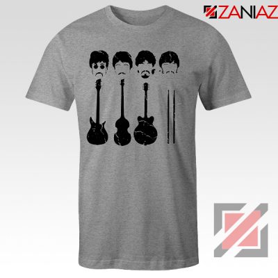 The Beatles T-Shirt The Beatles Tshirt Mens Size S-3XL Sport Grey