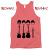 The Beatles Tank Top The Beatles Tank Top Mens Size S-3XL Coral