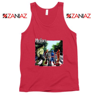 The Heroes Avenger Tank Tops Marvel Best Tank Tops Size S-3XL Red