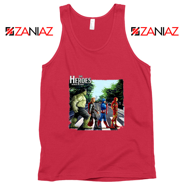 The Heroes Avenger Tank Tops Marvel Best Tank Tops Size S-3XL Red