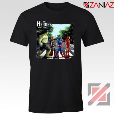 The Heroes Avenger Tee Shirts Marvel Studios Best T-Shirts Size S-3XL Black