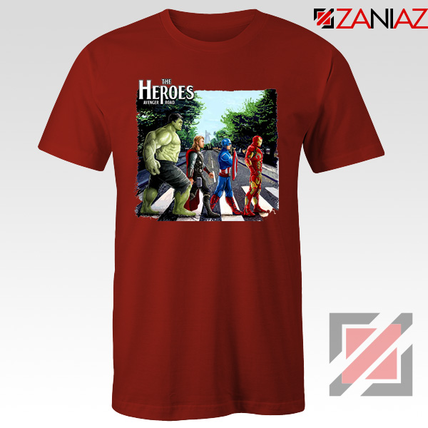 The Heroes Avenger Tee Shirts Marvel Studios Best T-Shirts Size S-3XL Red