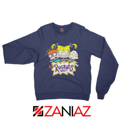 The Rugrats Sweatshirt Nickelodeon Rugrats Best Sweatshirt Size S-2XL Navy