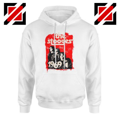 The Stooges Hoodie American Music Rock Cheap Hoodie Size S-2XL White