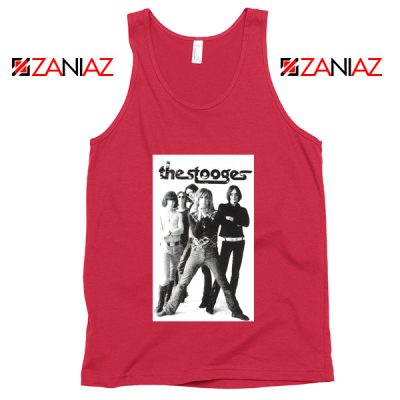 The Stooges Iggy Pop American Music Band Cheap Best Tank Top Red