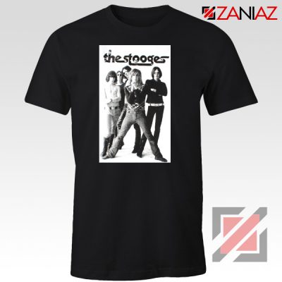 The Stooges Iggy Pop American Music Band Cheap Best Tee Shirt Black