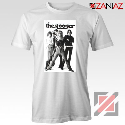 The Stooges Iggy Pop American Music Band Cheap Best Tee Shirt White
