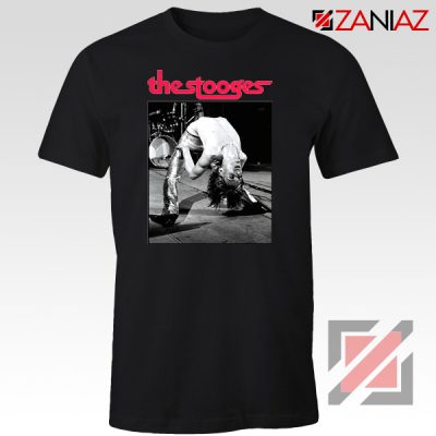 The Stooges Performing Men T-shirt American Music Concert Tee Shirt Black