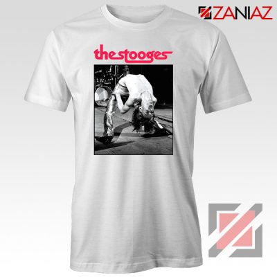 The Stooges Performing Men T-shirt American Music Concert Tee Shirt White
