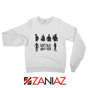 The Walking Dead TV Series Sweatshirt Rick Negan Best Sweatshirt White