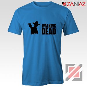 The Walking Dead Tee Shirt American Horror TV Series Best Tshirt Blue