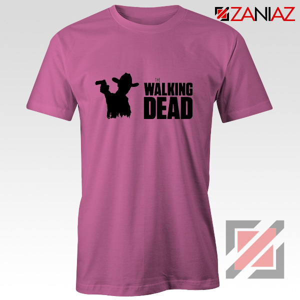 The Walking Dead Tee Shirt American Horror TV Series Best Tshirt Pink