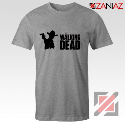 The Walking Dead Tee Shirt American Horror TV Series Best Tshirt Sport Grey