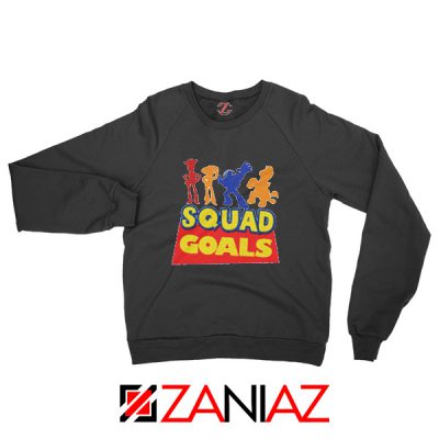 Toy Story Squad Goals Sweatshirt Disney Picture Sweatshirt Size S-2XL Black