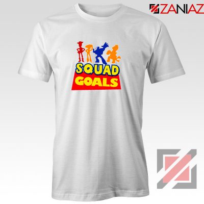 Toy Story Squad Goals T Shirt Disney Picture Tee Shirts Size S-3XL White