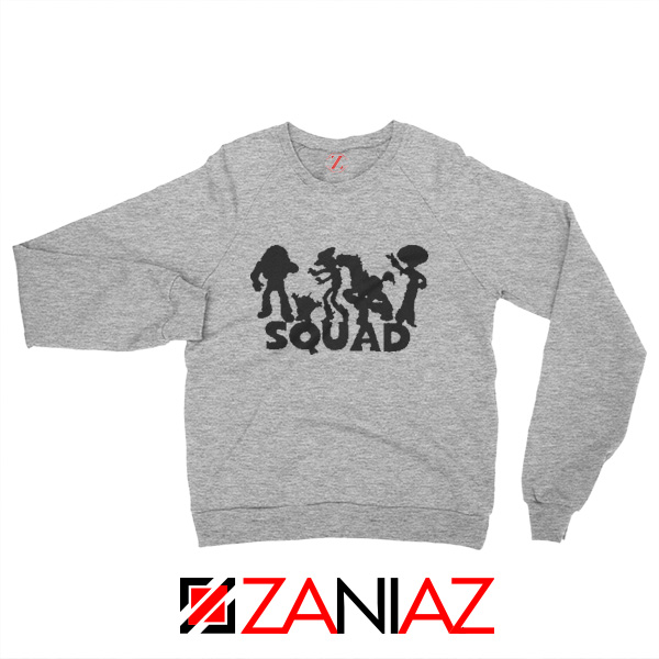 Toy Story Squad Graphic Sweatshirt Disney Pixar Sweatshirt Size S-2XL Grey