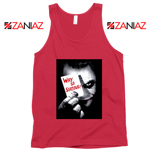 Why So Serious Tank Top Joker Film 2019 Tank Top Size S-3XL Red