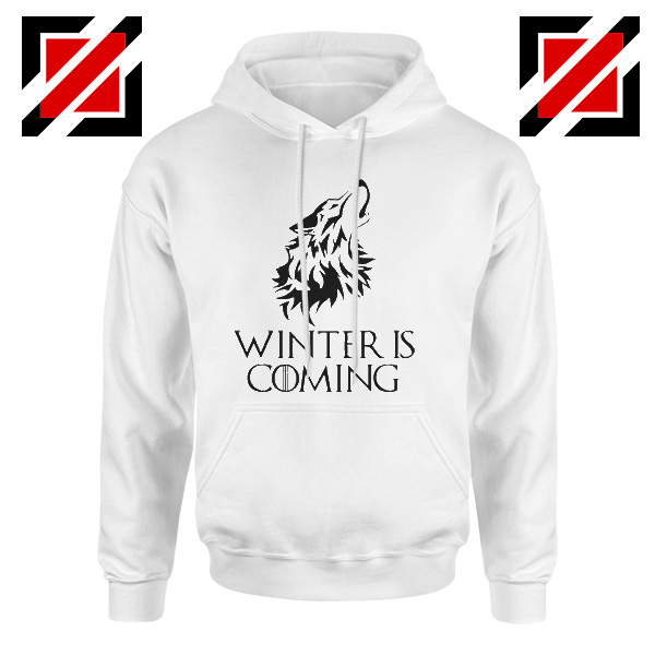 Winter Is Coming Hoodie Game Of Thrones Hoodie Size S-2XL White