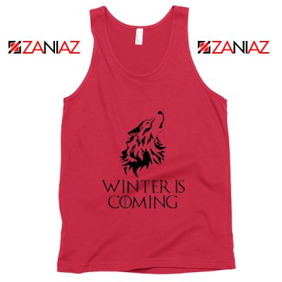 Winter Is Coming Tank Top Game Of Thrones Tank Top Size S-3XL Red