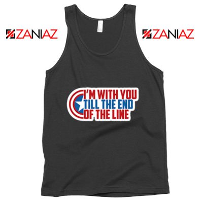 Winter Soldier I With You Till The End Of The Line Tank Top Size S-3XL Black