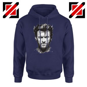 Wolverine Hoodie Design Wolverine Marvel Comics Size S-2XL Navy