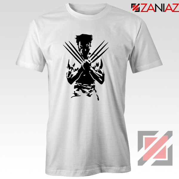 Wolverine T-shirts Marvel Comics Men's Tee Shirt Size S-3XL White