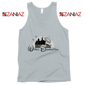 World Domination Best Tank Top Disney Tank Top Size S-3XL Silver