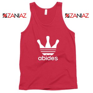 Abides Adidas Parody Tank Top The Big Lebowski Movie Tank Top Red