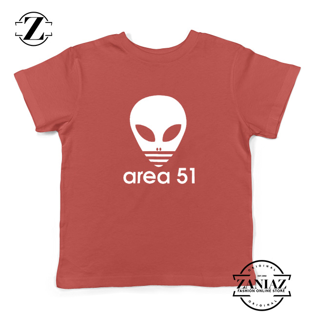 Area 51 Adidas Parody Kids T-Shirt Funny Logo 21